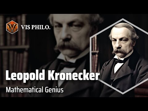 Leopold Kronecker: Master of Mathematics｜Philosopher Biography