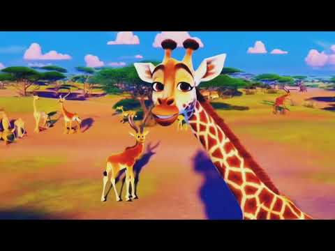 Giraffe's Grand Safari Adventure ~ Fun Kids Music Video