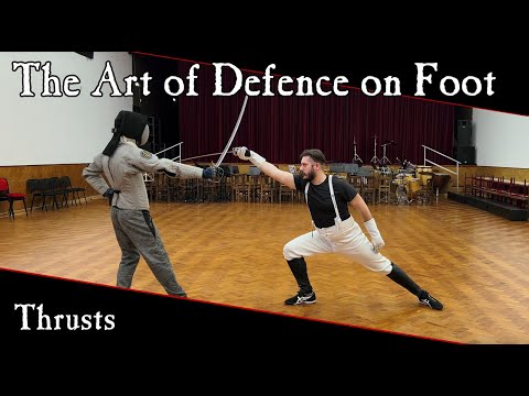 British Military Sabre Instruction - Thrusts 1