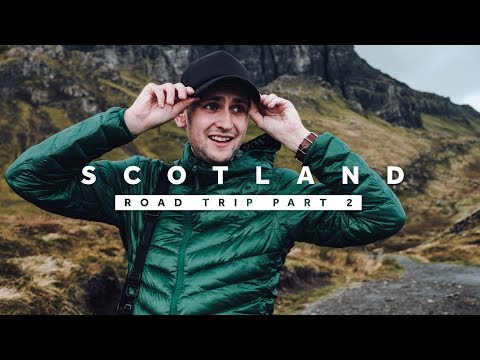 RAIN + WIND, EVERYWHERE! - Scotland Road Trip Vlog 2/2