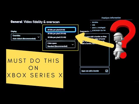 Xbox Series X Color Depth 8bit 10bit or 12bit Settings on LG OLED CX TV Explained