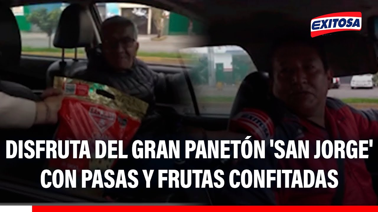 🔴🔵 Disfruta del gran panetón 'San Jorge' con pasas y frutas confitadas