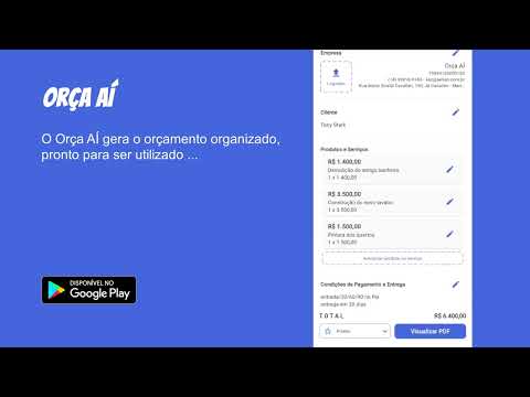 Criador de Orçamentos: ORÇA AÍ