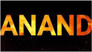 Anand Name WhatsApp Status  Anand Name Art Video  