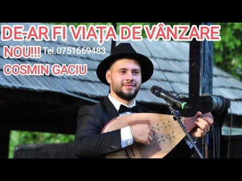 NOU! DE-AR FI VIAȚA DE VÂNZARE -COSMIN GACIU