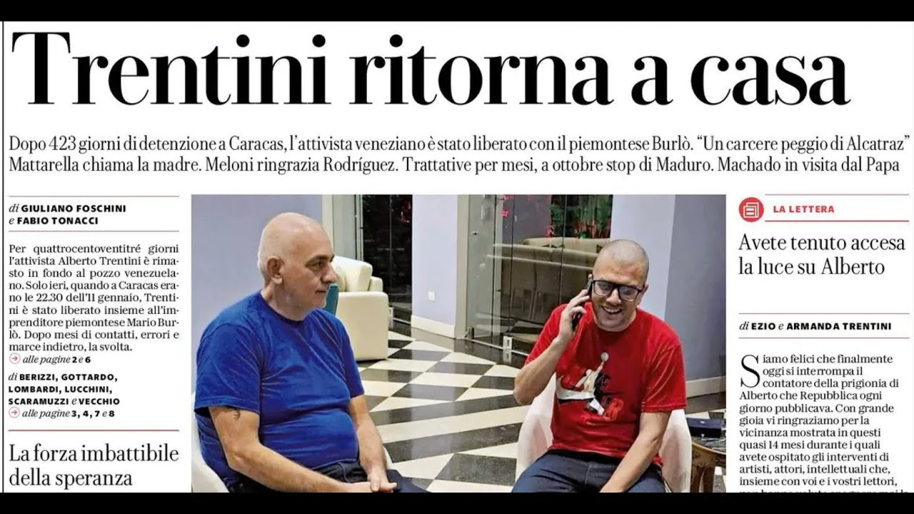 RASSEGNA STAMPA 13 GENNAIO 2026. QUOTIDIANI NAZIONALI ITALIANI  PRIME PAGINE DEI GIORNALI DI OGGI