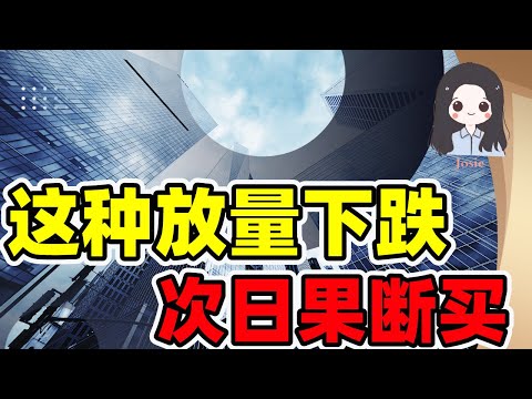 股票|美股|放量|这种放量下跌，次日果断买，连阴放量抄底法，一确认就是一波大肉