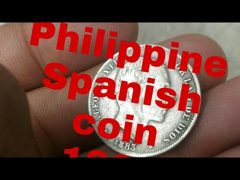 1883 ALFONSO XII ,PHILIPPINE SPANISH COINS