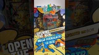 Opening the new Mega Feraligatr EX BOX! #pokemon #pokemoncards #unboxing #capcut #pokemontcg #tcg