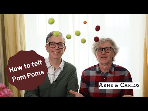 How to felt pom-poms and what to use them for by ARNE & CARLOS