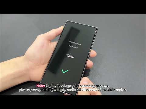Hoerrye Fixing Samsung Galaxy S25 Ultra Tempered Glass Fingerprint Not Working Video