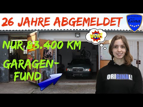 GARAGE FOUND 🔹 ONLY 83400 KM DOWN 🔹 26 YEARS DE-registered 🔹 MERCEDES W201 190E 🔹 INVENTORY