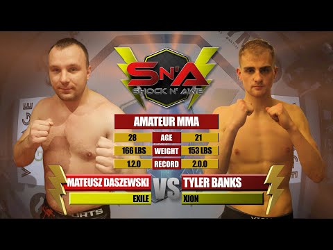 Shock N Awe 30 Free Fight: Mateusz Daszewski ve Tyler Banks Amateur MMA