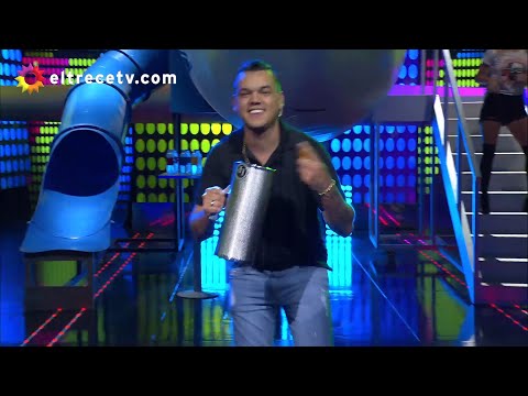 Brian Lanzelotta sacó su güiro y cantó su canción "Loco contigo" en Bienvenidos a bordo