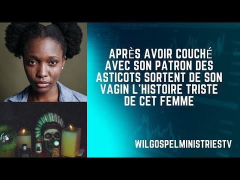 APRÈS AVOIR COUCHÉ AVEC SON PATRON DES ASTICOTS SORTENT DE SON VAGIN L'HISTOIRE TRISTE DE CET FEMME