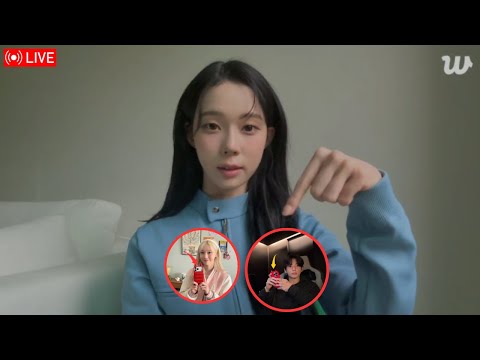 🔴[ENG SUB] Aespa's Winter Addresses Dating Rumors with Jungkook on Weverse Live!