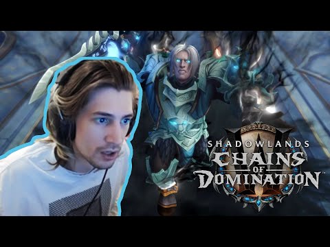 xQc REACTS to WoW Shadowlands - Chains of Domination "Kingsmourne"