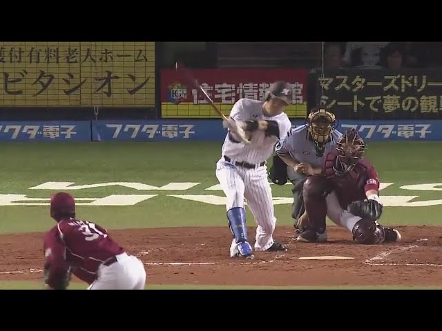 【1回裏】マリーンズ・角中 満塁のチャンスを生かす先制の2点タイムリー!! 2017/8/23 M-E