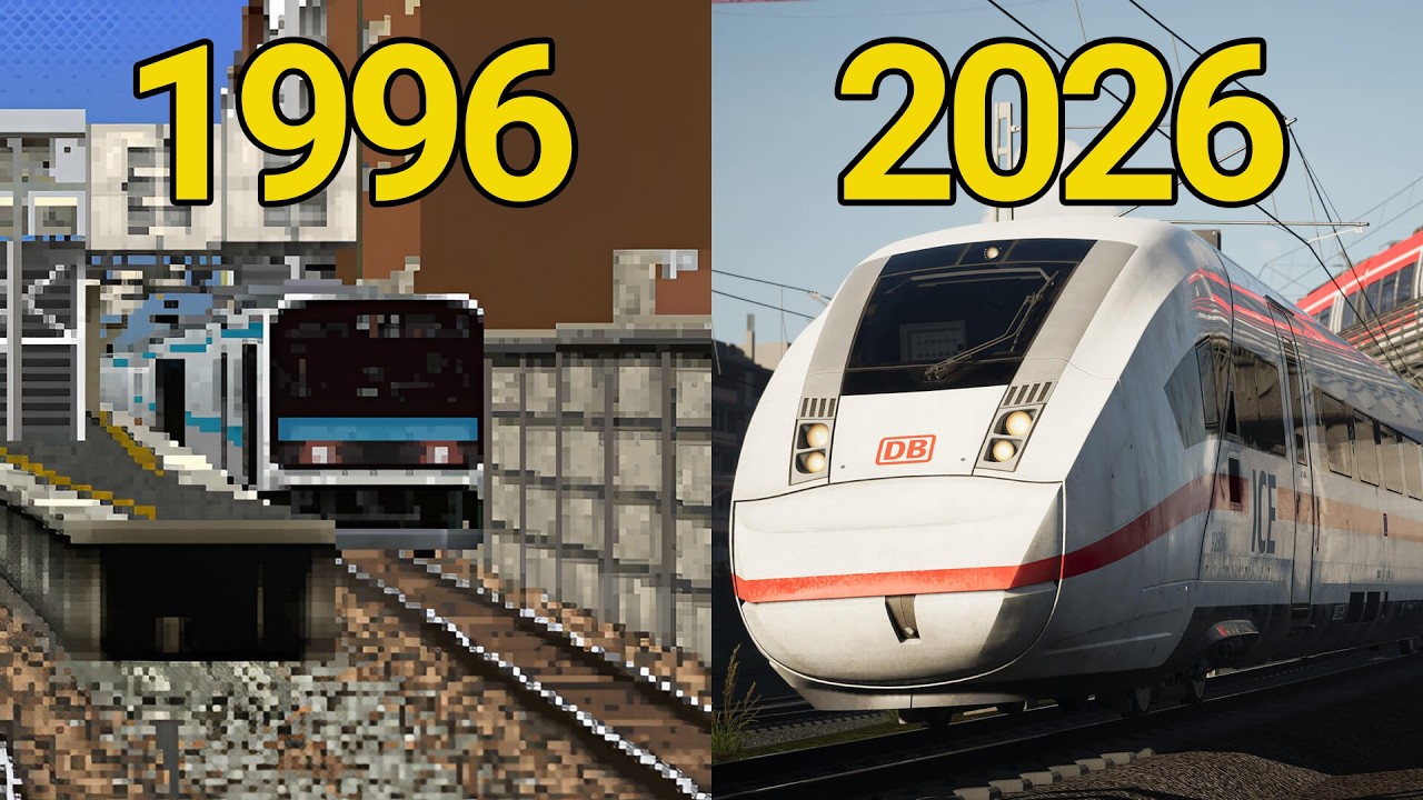Evolution of Train Simulator Games (1996-2026)