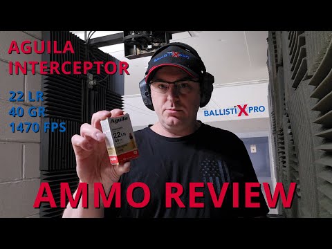 Aguila Interceptor Ammo Review, 22LR, 40GR, 1470FPS, Accurate Bullets, Watch and Find Out.