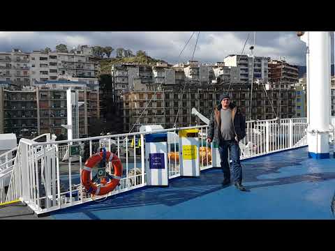 Leaving Messina Ferry Terminal