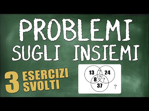 Problemi sugli Insiemi - Esercizi Svolti e Trucchetti su Come Risolverli