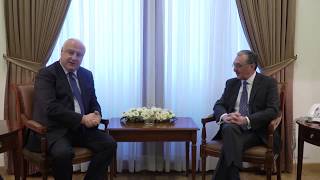 Le Ministre des Affaires étrangères d’Arménie a reçu le Président de l’Assemblée parlementaire de l'OSCE