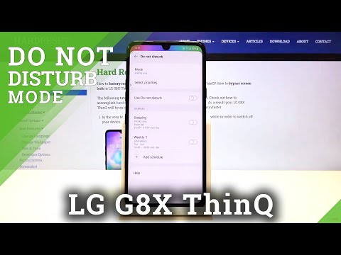 How to Activate DND Mode in LG G8X ThinQ – Silent Preferences