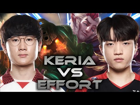 T1 Keria Rakan Vs BRO Effort Nautilus Support KR Challenger Elo Season 13 Patch 13.4