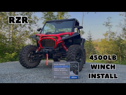 POLARIS WINCH INSTALL 2024+ RZR XP 1000