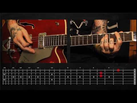 Sasha Rock'n'Roll guitar lessons - Social Distortion "Reach For The Sky" видео урок №9 tutorial