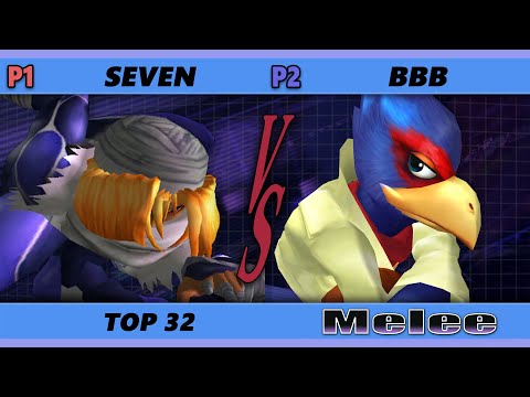 Your House Top 32 - BBB (Falco) Vs. Seven (Sheik) SSBM Melee Tournament