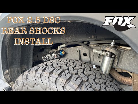 05-On Tacoma Rear Shocks Install | FOX 2.5 Rear Shocks with Remote Reservoir and DSC Adjuster