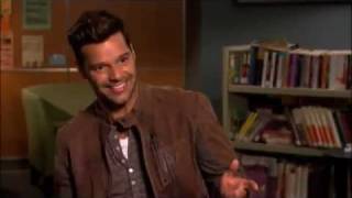 GLEE -  The Spanish Teacher - bastidores Ricky Martin