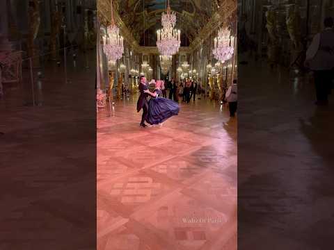 ✨Fulfilling my dream of dancing a waltz in the magnificent Hall of Mirrors #versailles #waltz #dance