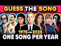 From 1975 To 2025 GUESS THE SONG One Song Per Year Music Quiz