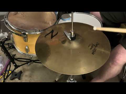 VIDEO- Zildjian 13” HiHat Set- Z Custom Bottom 1110g ( Top) Dyno Beat 1574g (Bottom) image 14