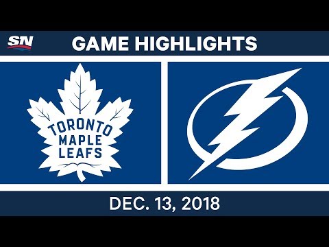 NHL Highlights | Maple Leafs vs. Lightning - Dec 13, 2018
