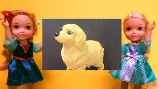 Lost dog ! Will Elsa &amp; Anna toddlers find their pet?