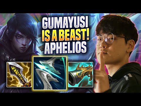 GUMAYUSI IS A BEAST WITH APHELIOS! - T1 Gumayusi Plays Aphelios ADC vs Lucian! | Preseason 2023