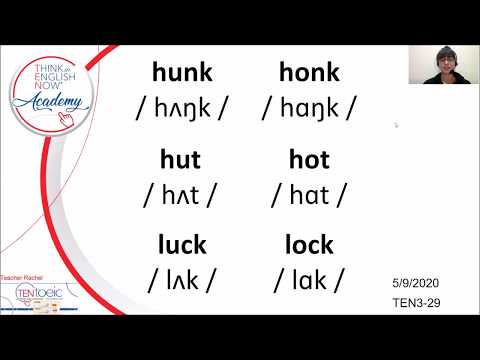 TEN3 - OralFeedback® - Phonetics and Pronunciation - Central Vowels 1