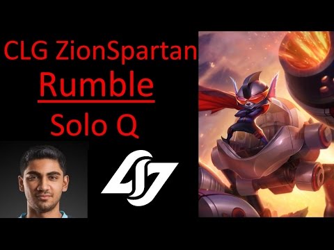CLG ZionSpartan - Rumble vs Yasuo Top | Pro LoL Replay
