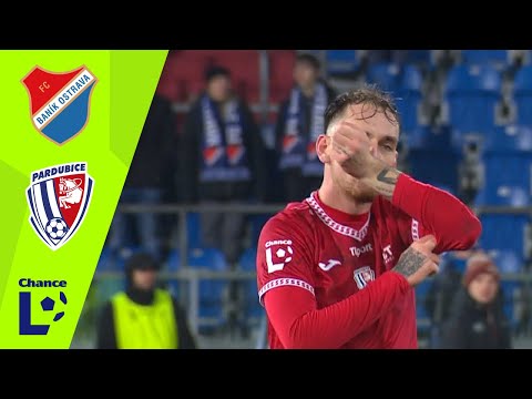 Chance Liga Highlights: FC Baník Ostrava : FK Pardubice 1:4 (19. kolo)