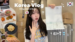 【Vlog】韓国一人暮らしの日常🏡🇰🇷日本に強制送還の危機😭⁉️ビザ申請で大忙しな韓国在住女の日常📑💦自炊、オフィス、カフェ、夏にぴったりなレモンクリームパスタ🌻🍝