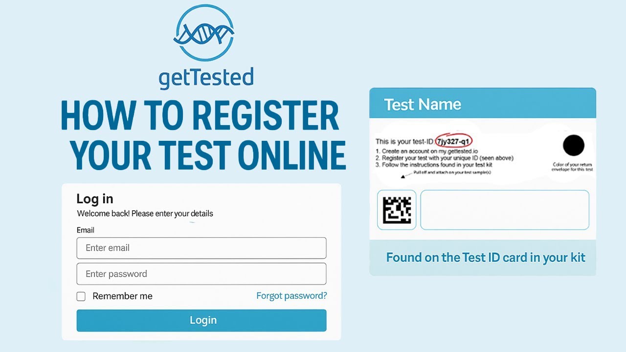 How To Register Your Test ID