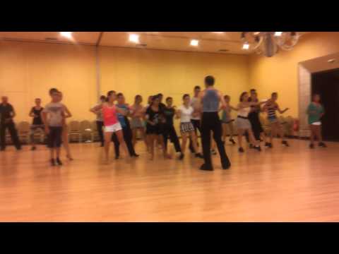 Latin Camp 2013 Kastoria Group lesson by Rouslan Aliev