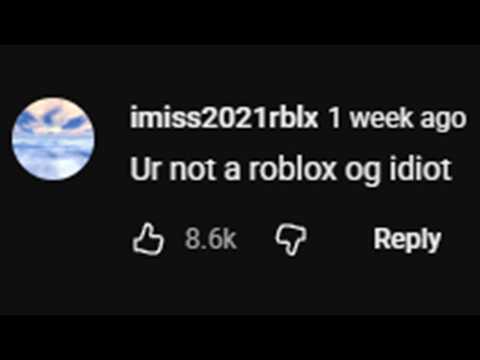 The Og Roblox Toxicity