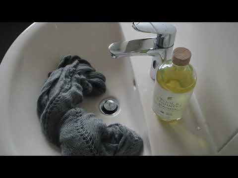 Pullover waschen und spannen