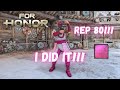 [For Honor] The first rep 80 shaolin