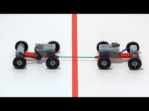 Making Lego Car WIN Tug-of-War - Kids (6+), Kingdom Kids Zone - Brick Experiment Channel